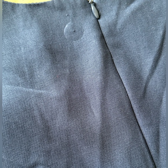 NWT White House Black Market Officer Blue V-Neck Sheath Dress 4 - Picture 5 of 8